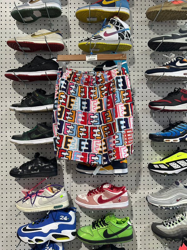 USED Eric Emanuel Fendi Flip Shorts - Multi Size XXL