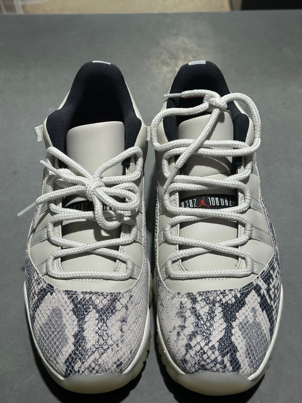 Air Jordan 11 Retro Low - Light Bone Snakeskin Size 10.5