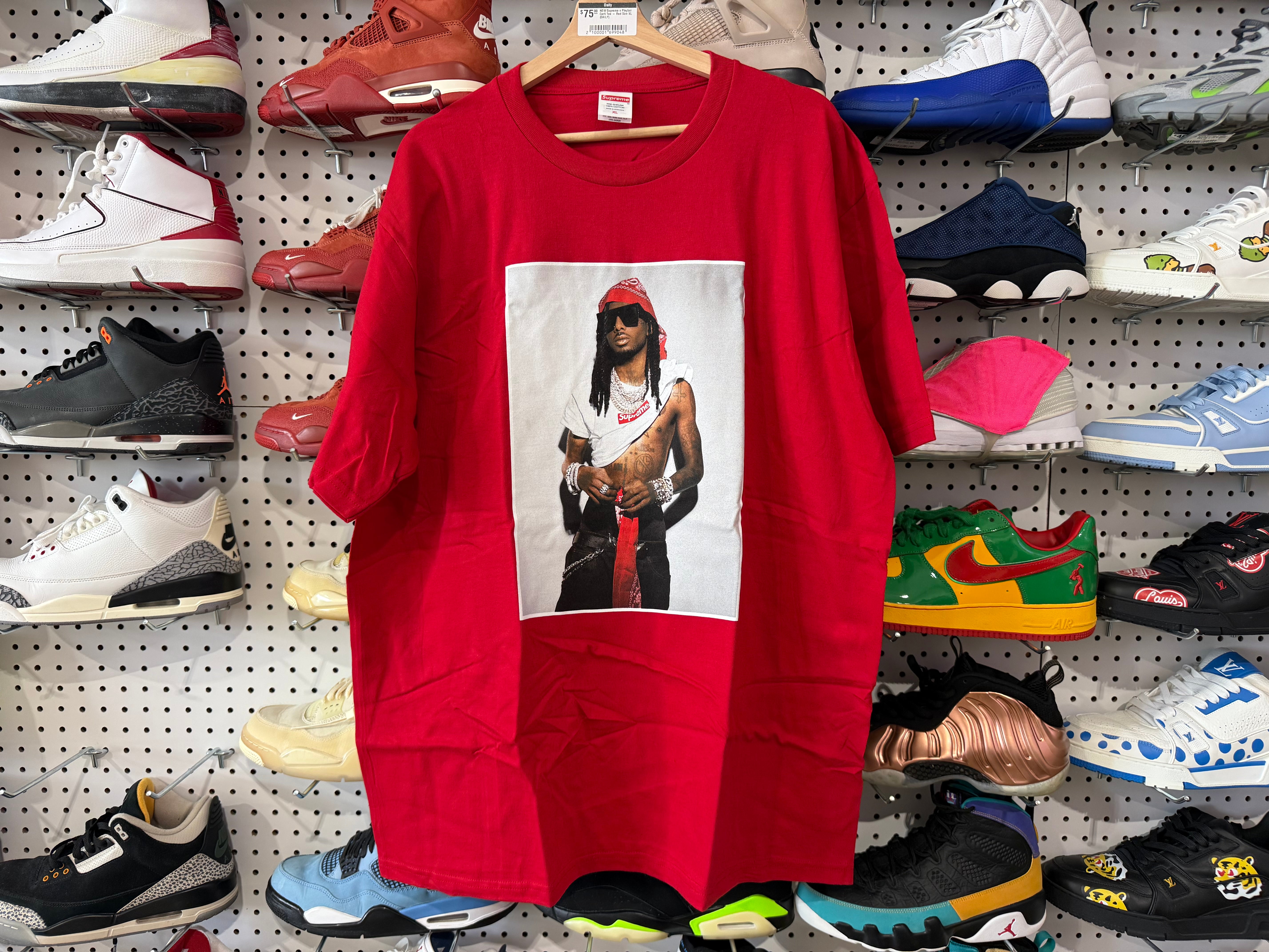 NEW Supreme x Playboi Carti Tee - Red Size XL