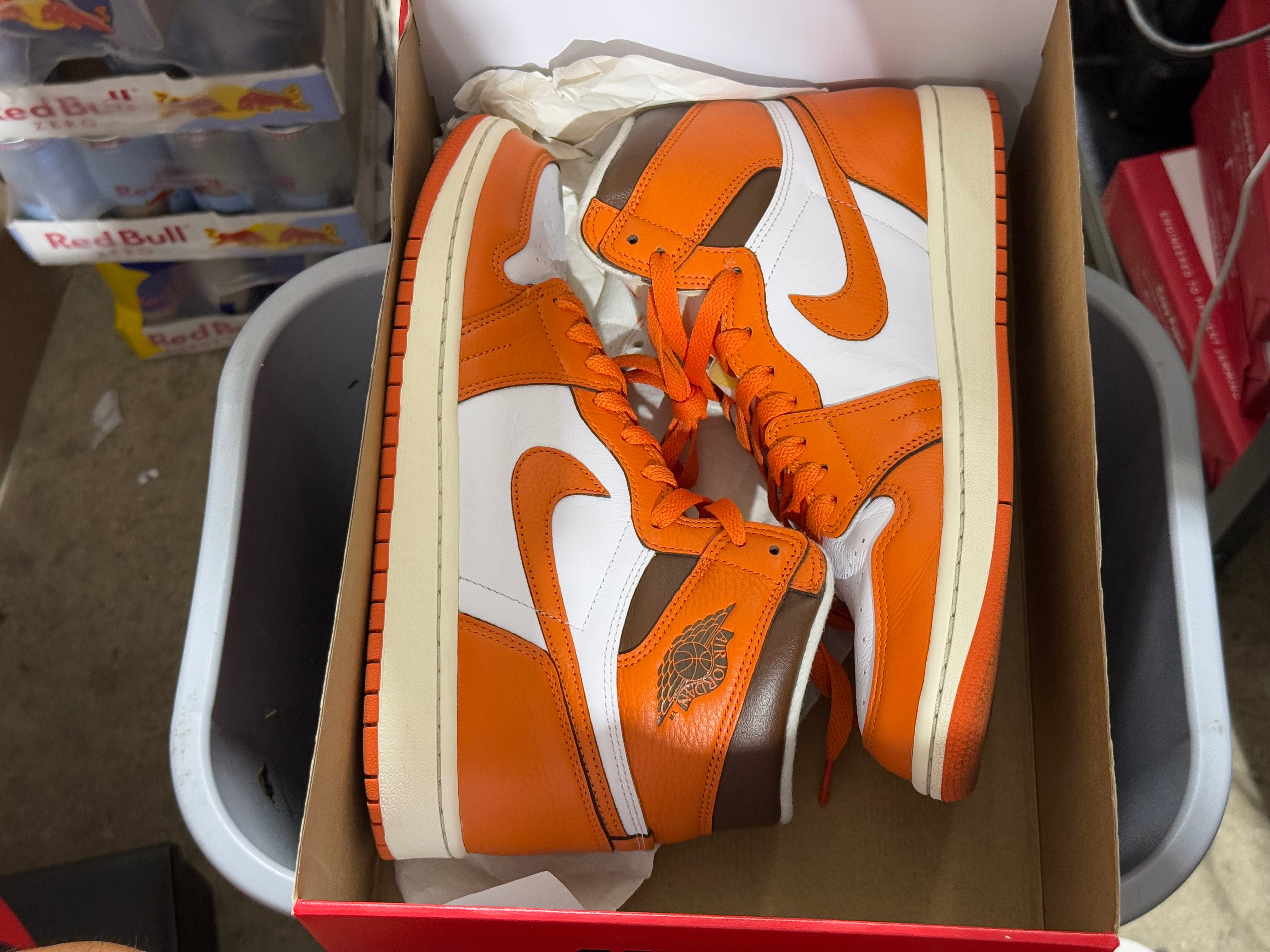 WMNS Air Jordan 1 Retro Hi OG - Starfish Size 10W/8.5M