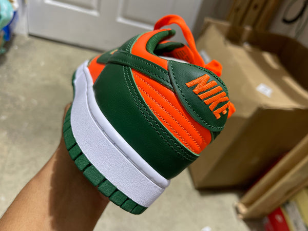 Nike Dunk Low Retro - Miami Hurricanes Size 13