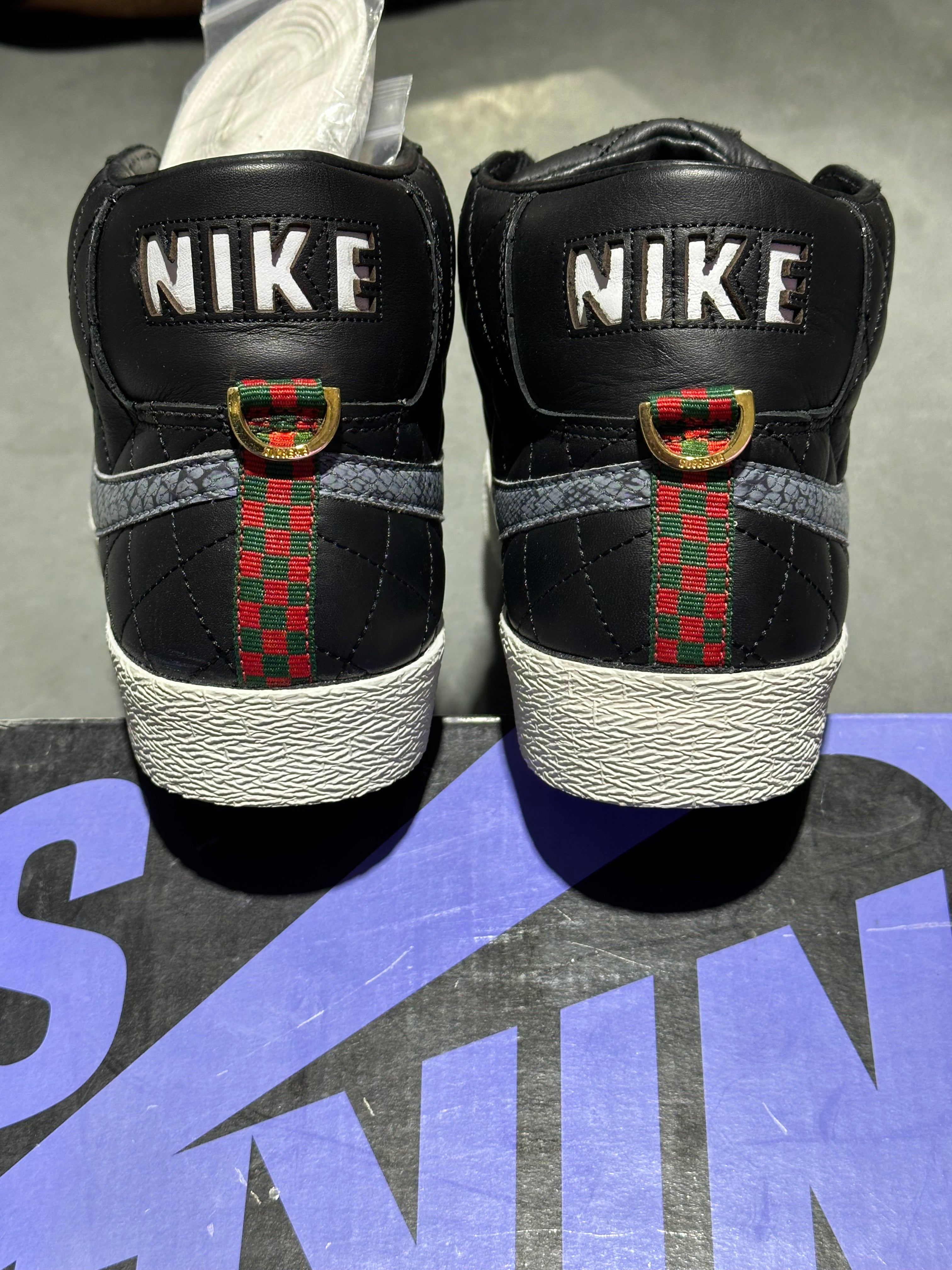 Nike SB x Supreme Blazer - Black Size 10