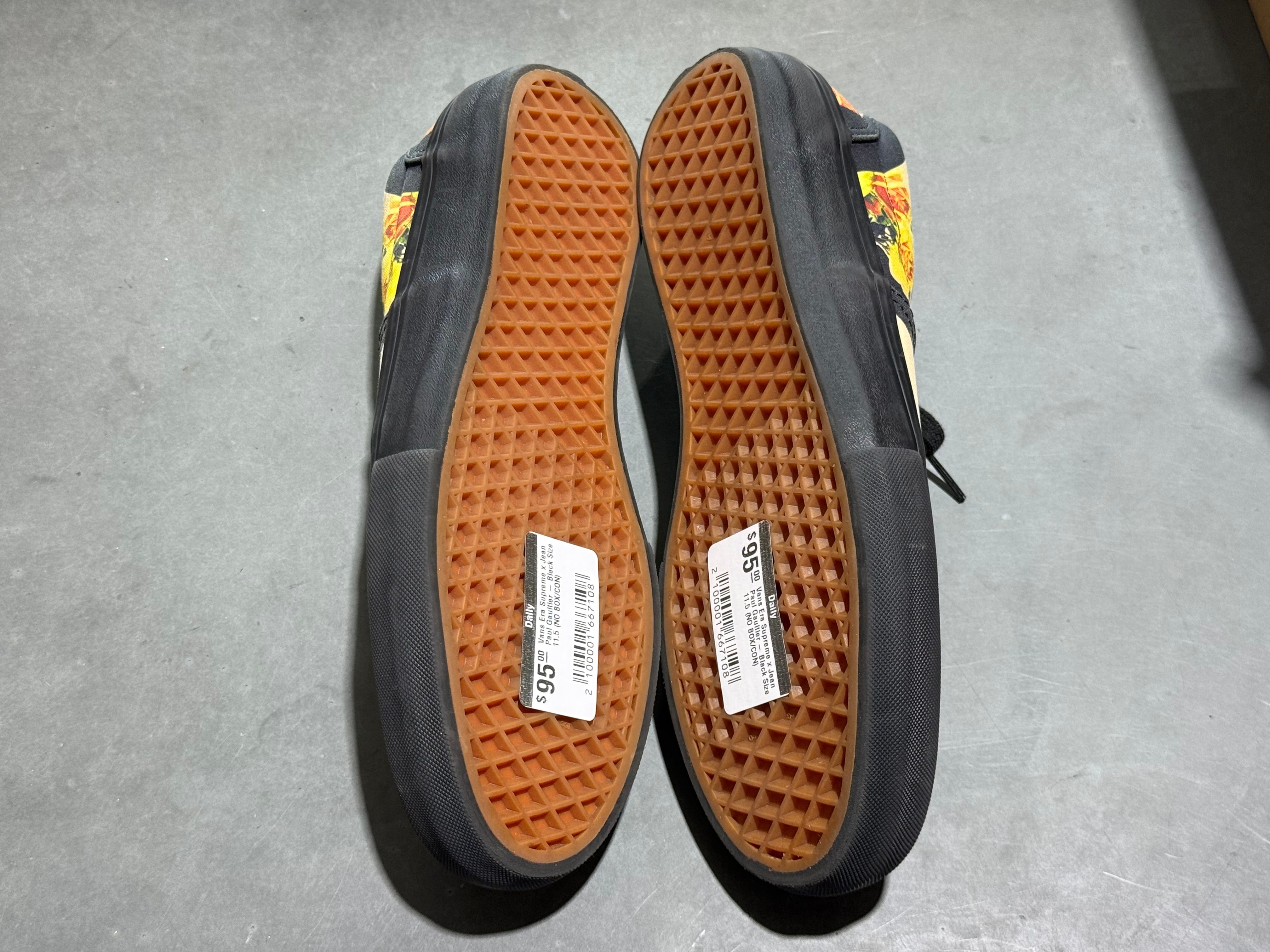 Vans Era Supreme x Jean Paul Gaultier - Black Size 11.5