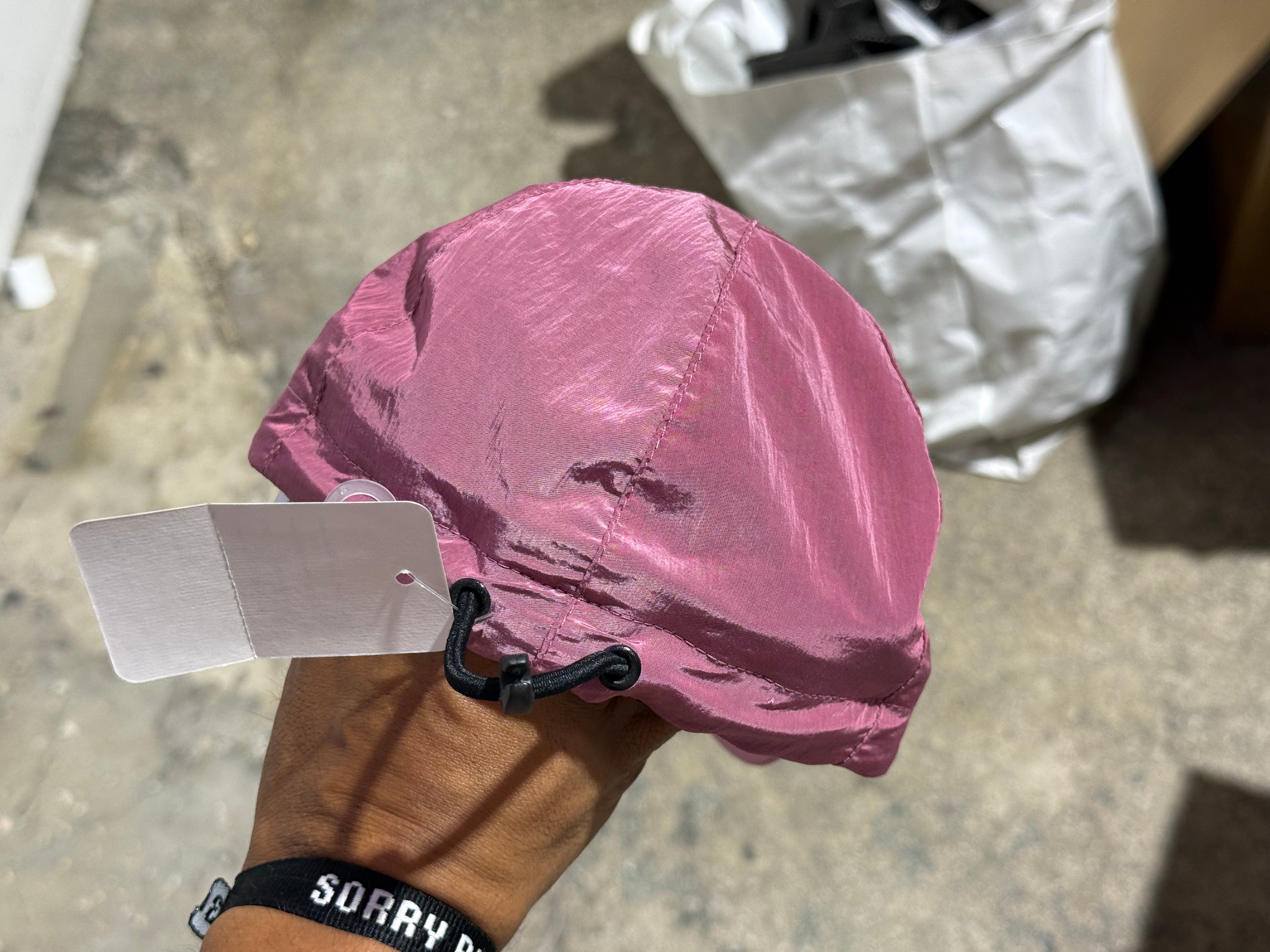 NEW STONE ISLAND Nylon Metal Cap - Magenta Size Medium