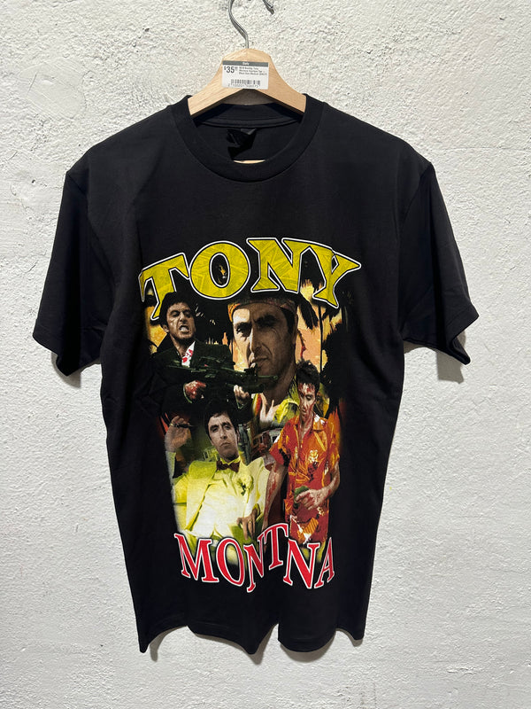 NEW Bootleg Tony Montana Scarface Tee - Black