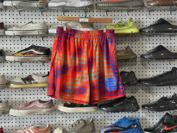 NEW Eric Emanuel Shorts - Multi Blue/Orange Spot Size XL