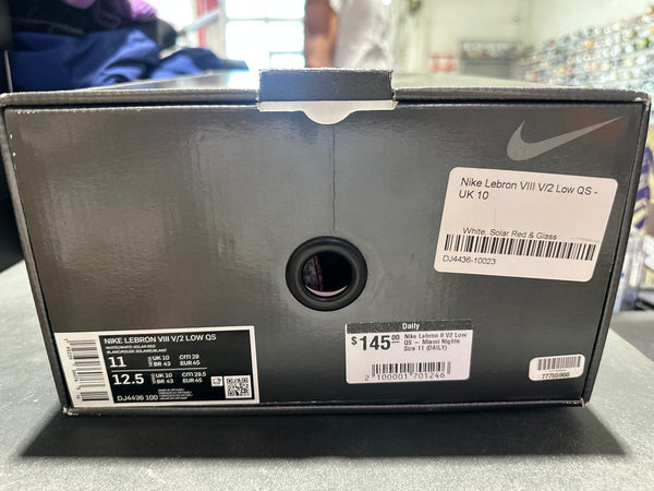 Nike Lebron 8 V2 Low QS - Miami Nights Size 11