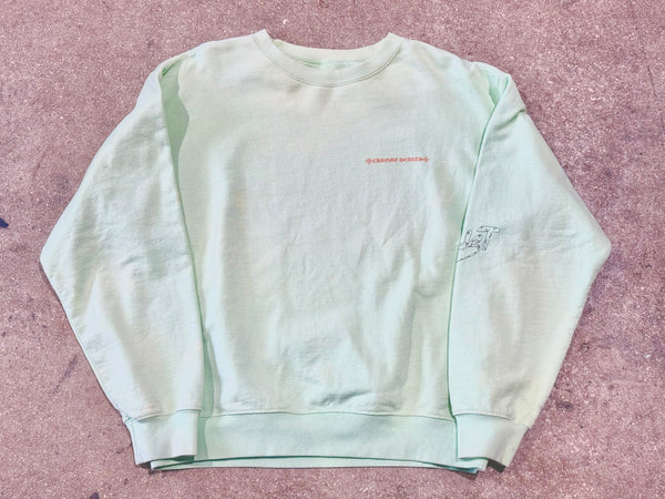 USED Chrome Hearts x Matty Boy Lust Crewneck - Green Size Large