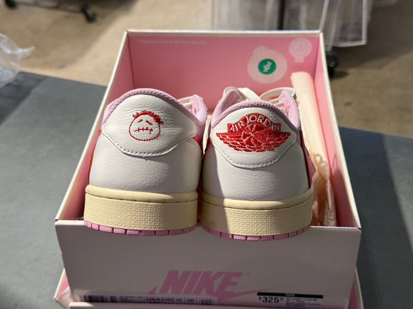 Air Jordan 1 Low OG SP - Travis Scott/Tropical Pink Size 10.5