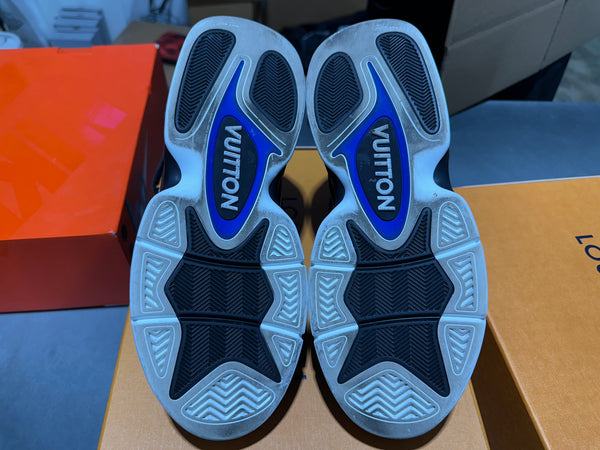 Louis Vuitton LV Trainer 2 - Black/White/Blue Size 9.5LV/11US