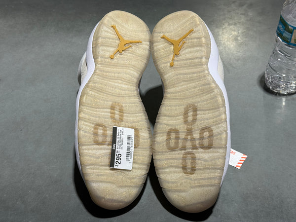Air Jordan 10 Retro - Drake OVO/White Size 9.5 *SAMPLE*