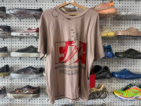 NEW Rivington Roi Rebis Narrative Tee - Pink	Size Medium