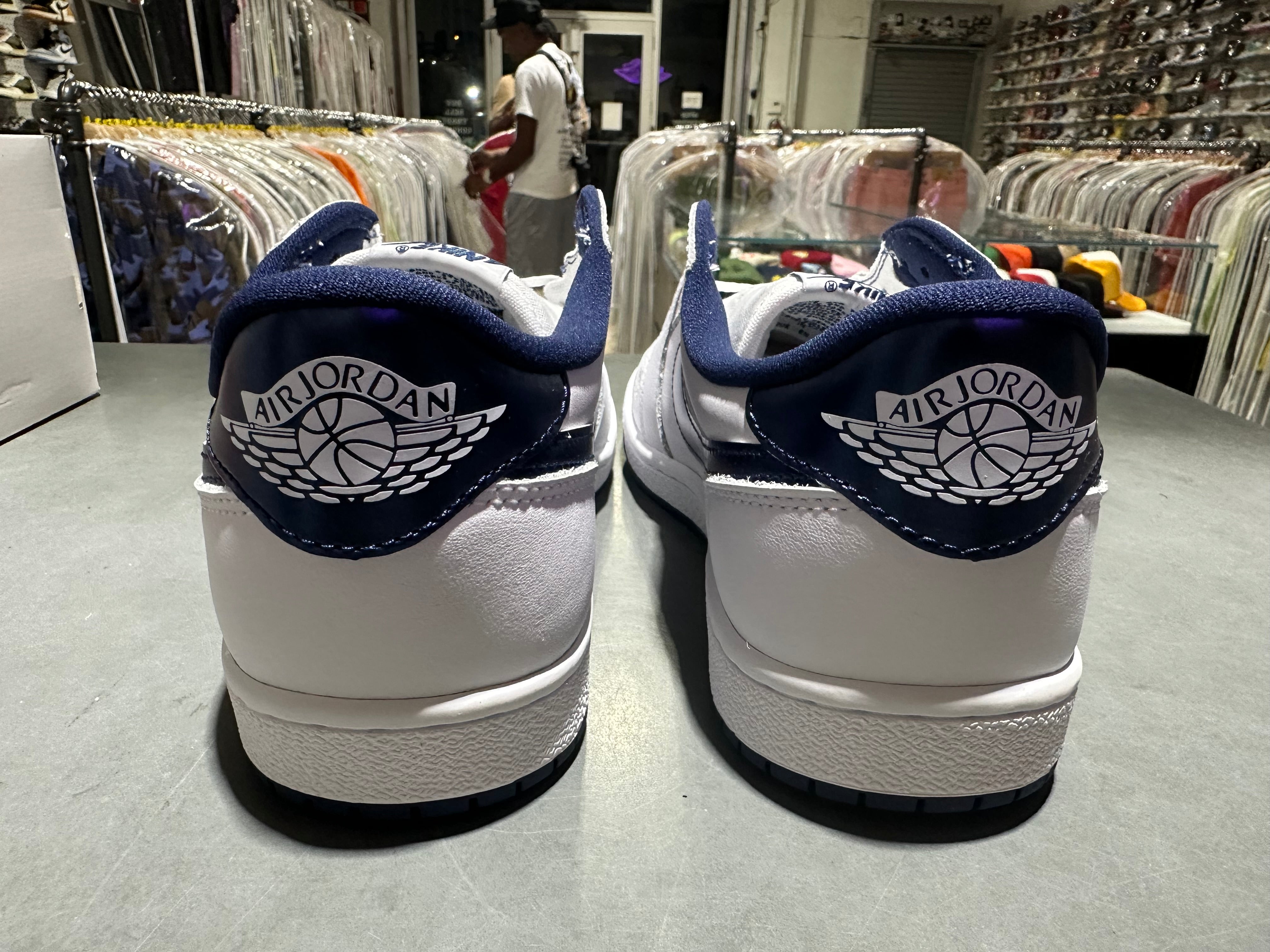 Air Jordan 1 Retro Low '85 - Metallic Blue Size 10.5