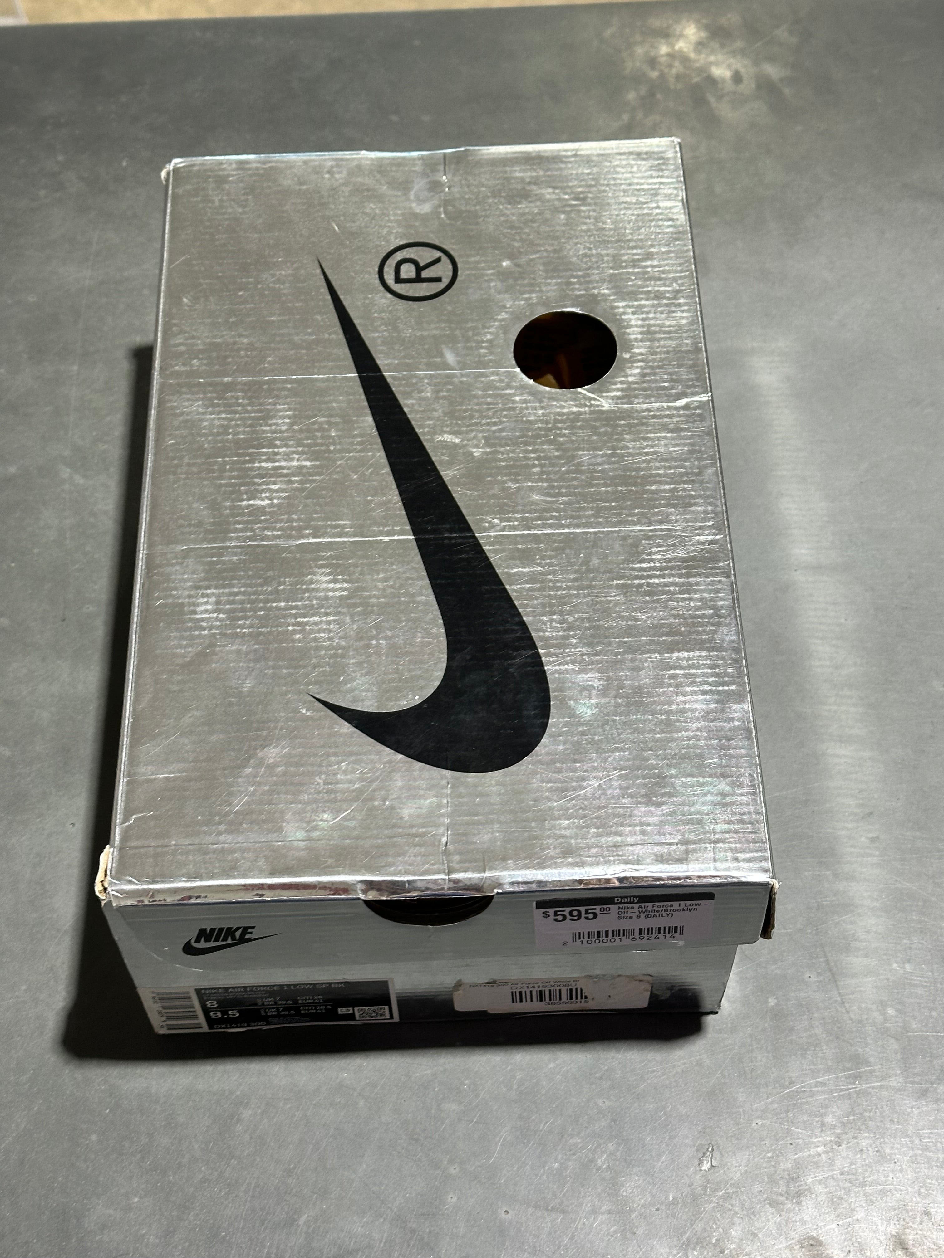 Nike Air Force 1 Low - Off-White/Brooklyn Size 8