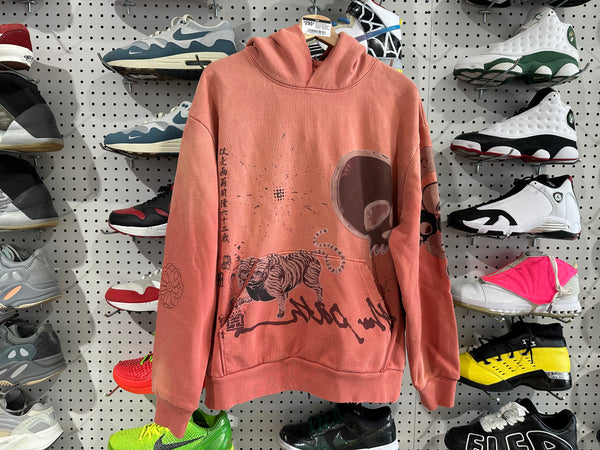 NEW Travis Scott Cactus Jack x Takashi Murakami The Path Hoodie - Salmon Size Large