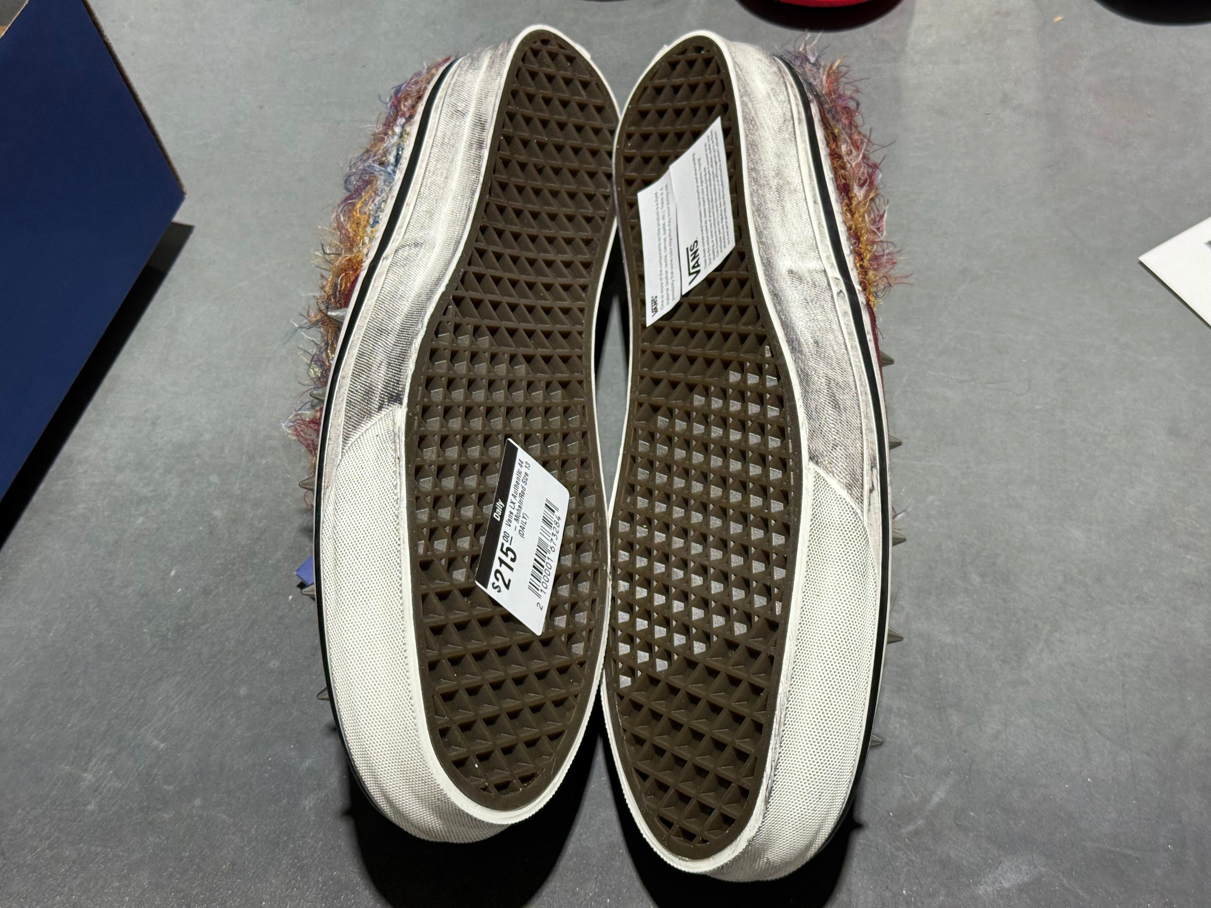 Vans LX Authentic 44 - Mohair/Red Size 13