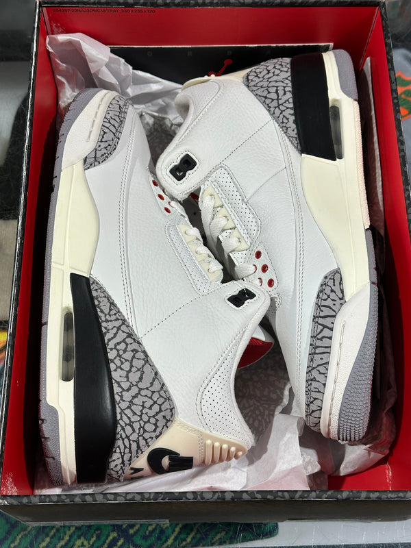 Air Jordan 3 Retro - White Cement Reimagined Size 9