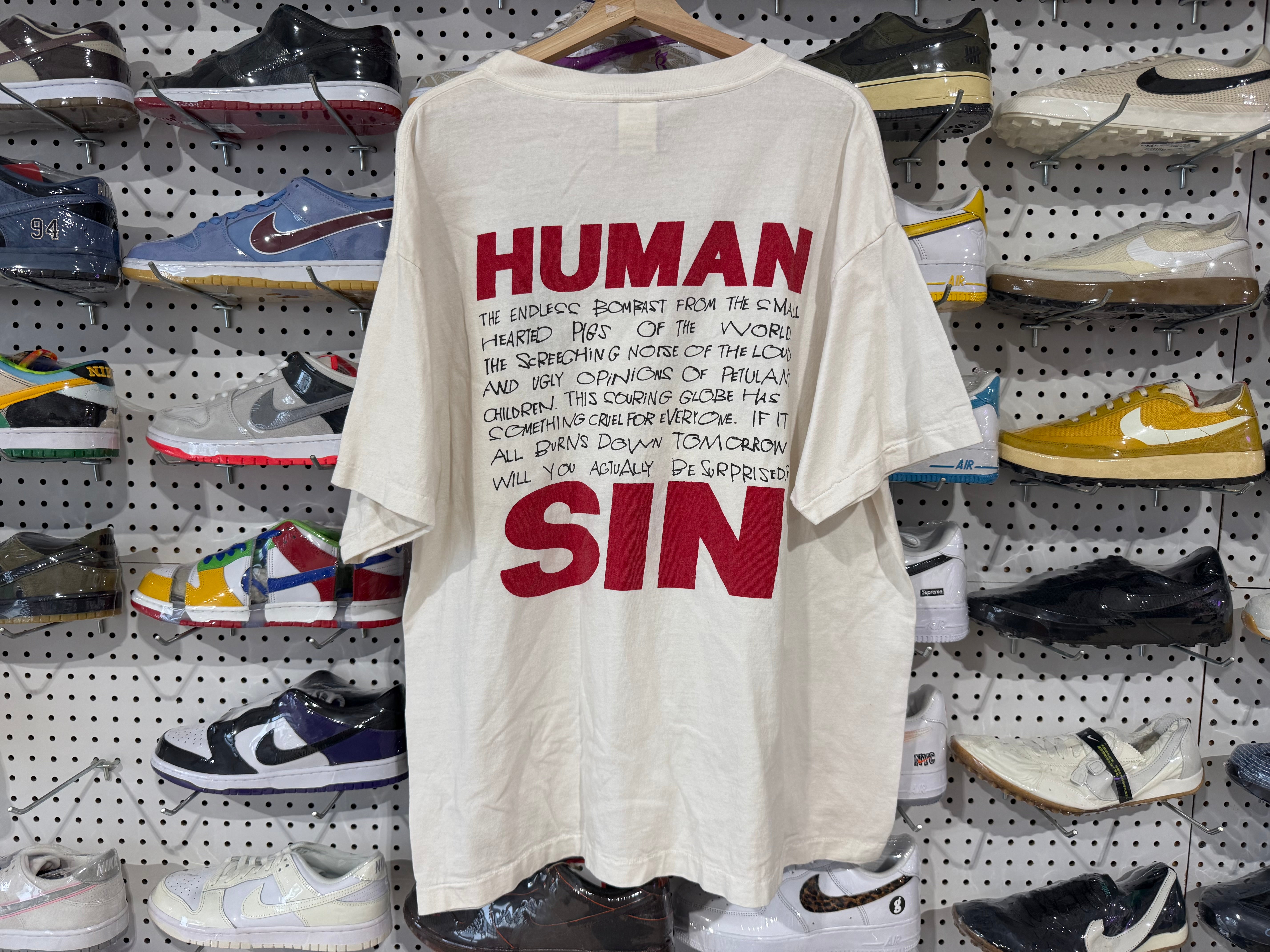 NEW Saint Michael Brain Tee - White Size XXL