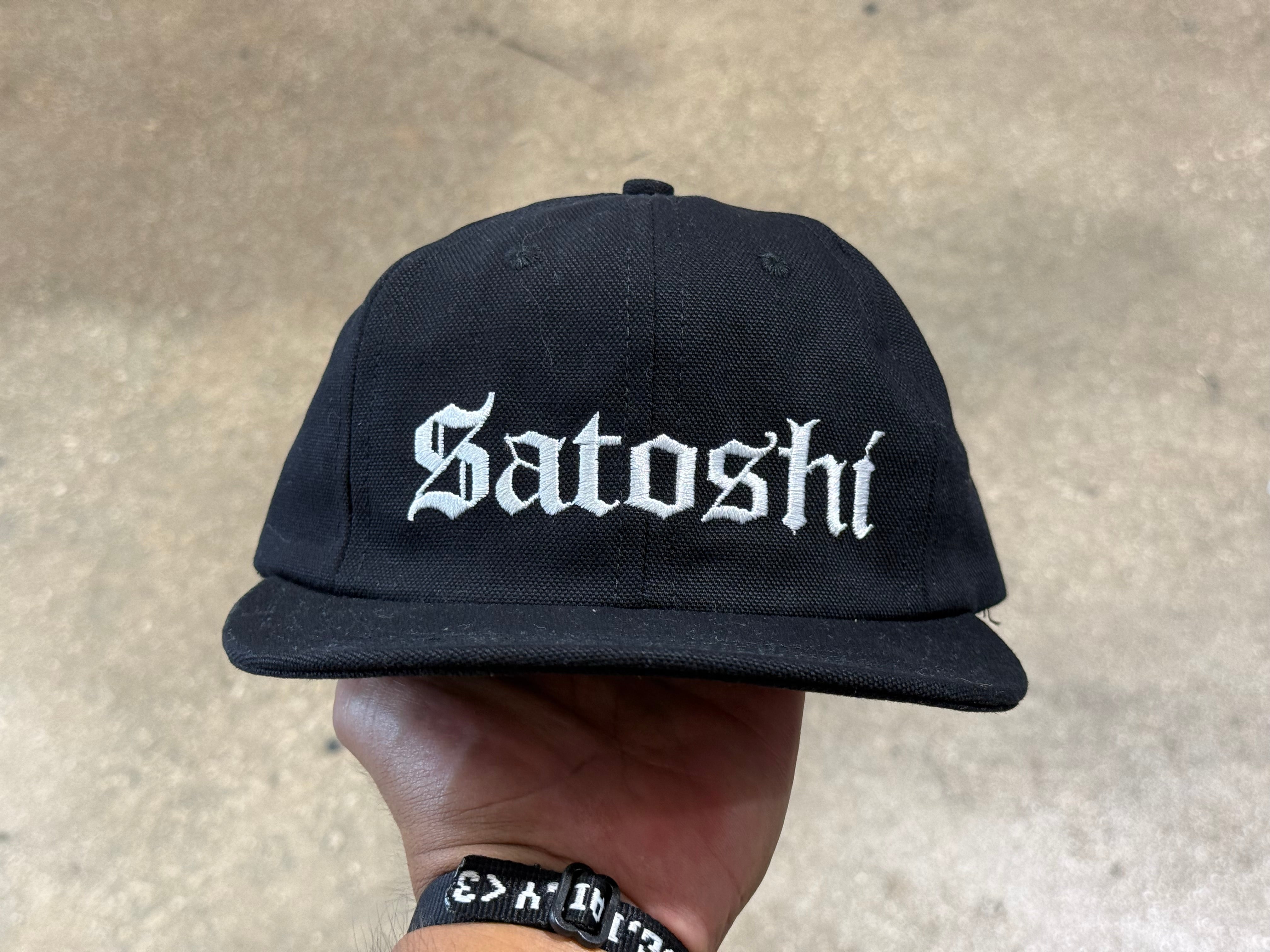 NEW Satoshi Nakamoto OG Logo Hat - Black