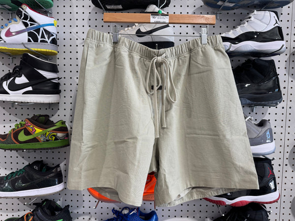 NEW Fear of God FOG Essentials Shorts - Abbey Stone Size XL