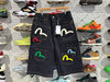 NEW Evisu Multi Pocket Dark Wash Denim Shorts - Indigo Size 34