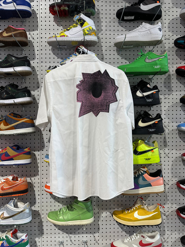 USED Supreme Nate Lowman S/S Shirt - White Size Large