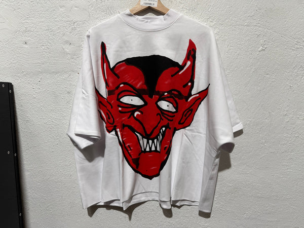 NEW Billionaire Studios Red Demon Tee - White