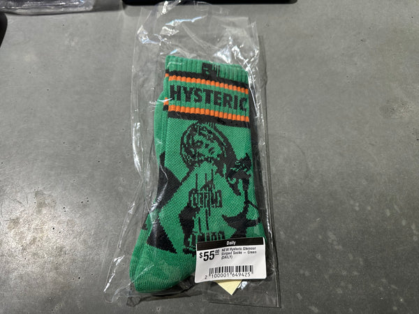 NEW Hysteric Glamour Striped Socks - Green