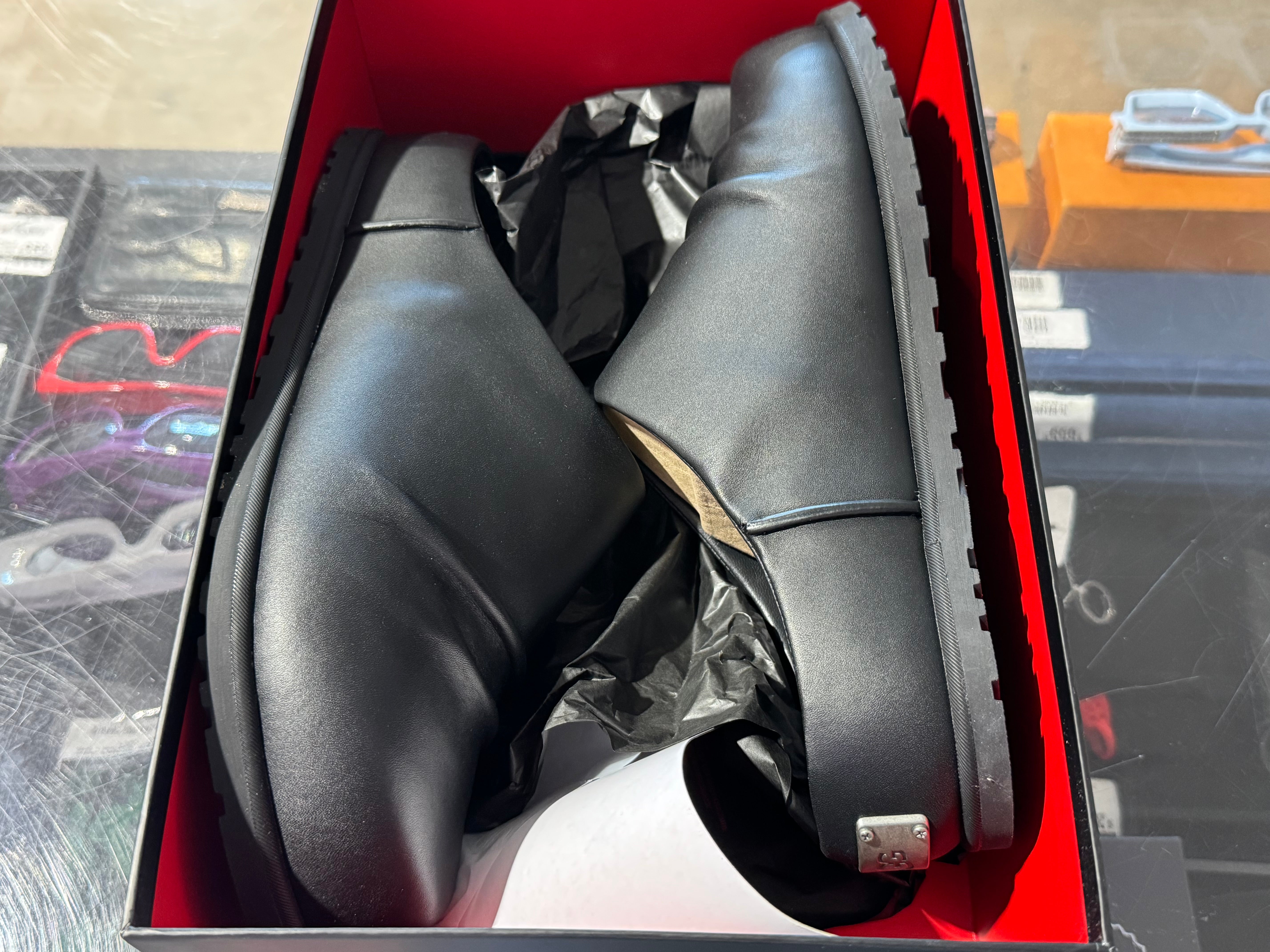 UGG x Willy Chavarria Otzo Clog - Black Leather Size 11