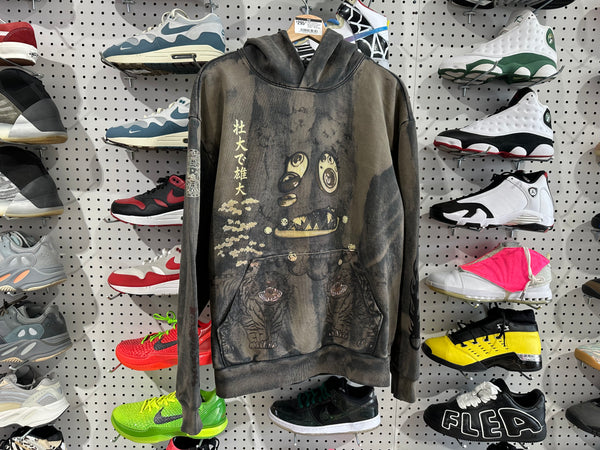 NEW Travis Scott Cactus Jack x Takashi Murakami Hollow Hoodie - Brown Size Large