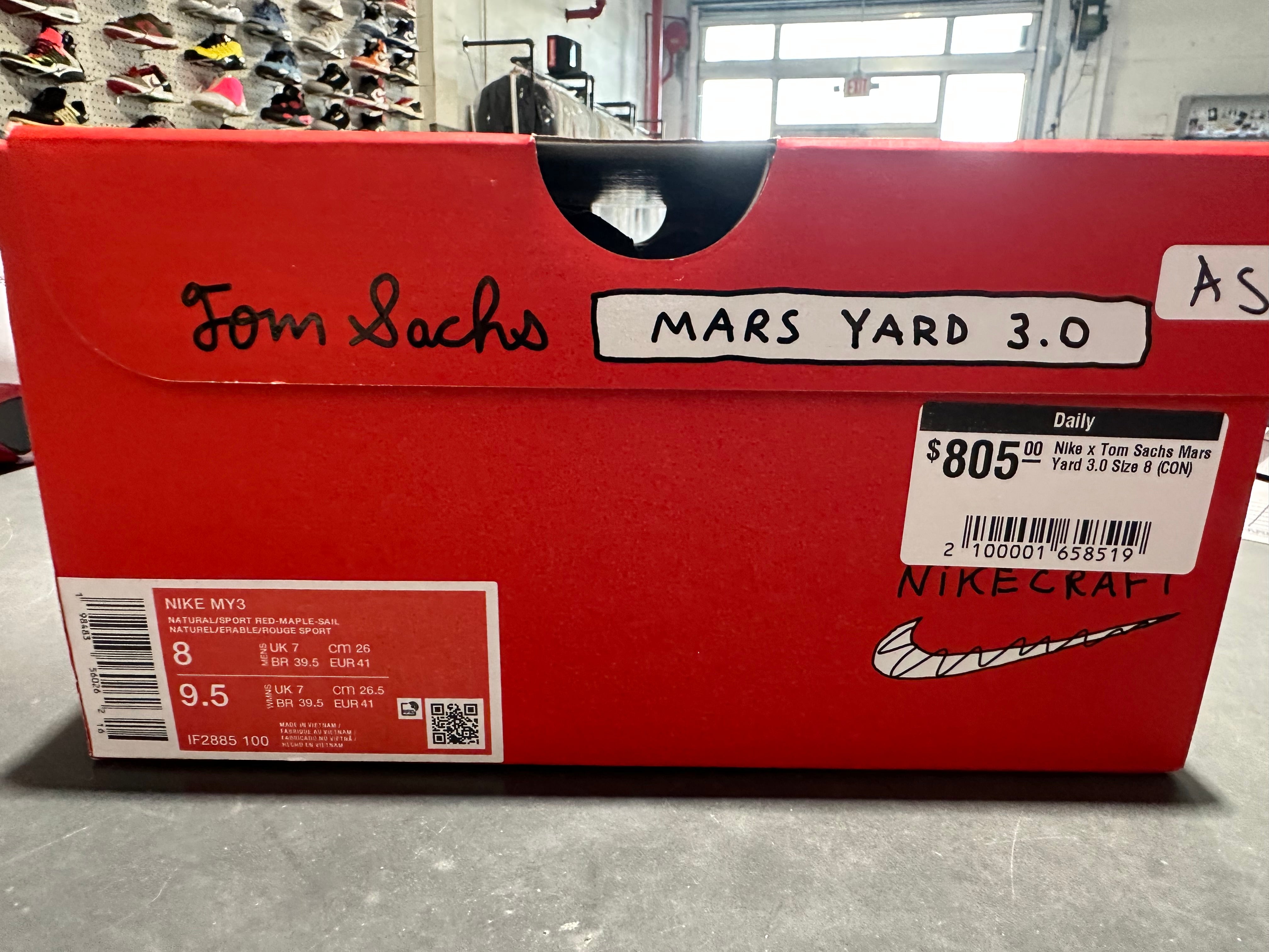 Nike x Tom Sachs Mars Yard 3.0 Size 8
