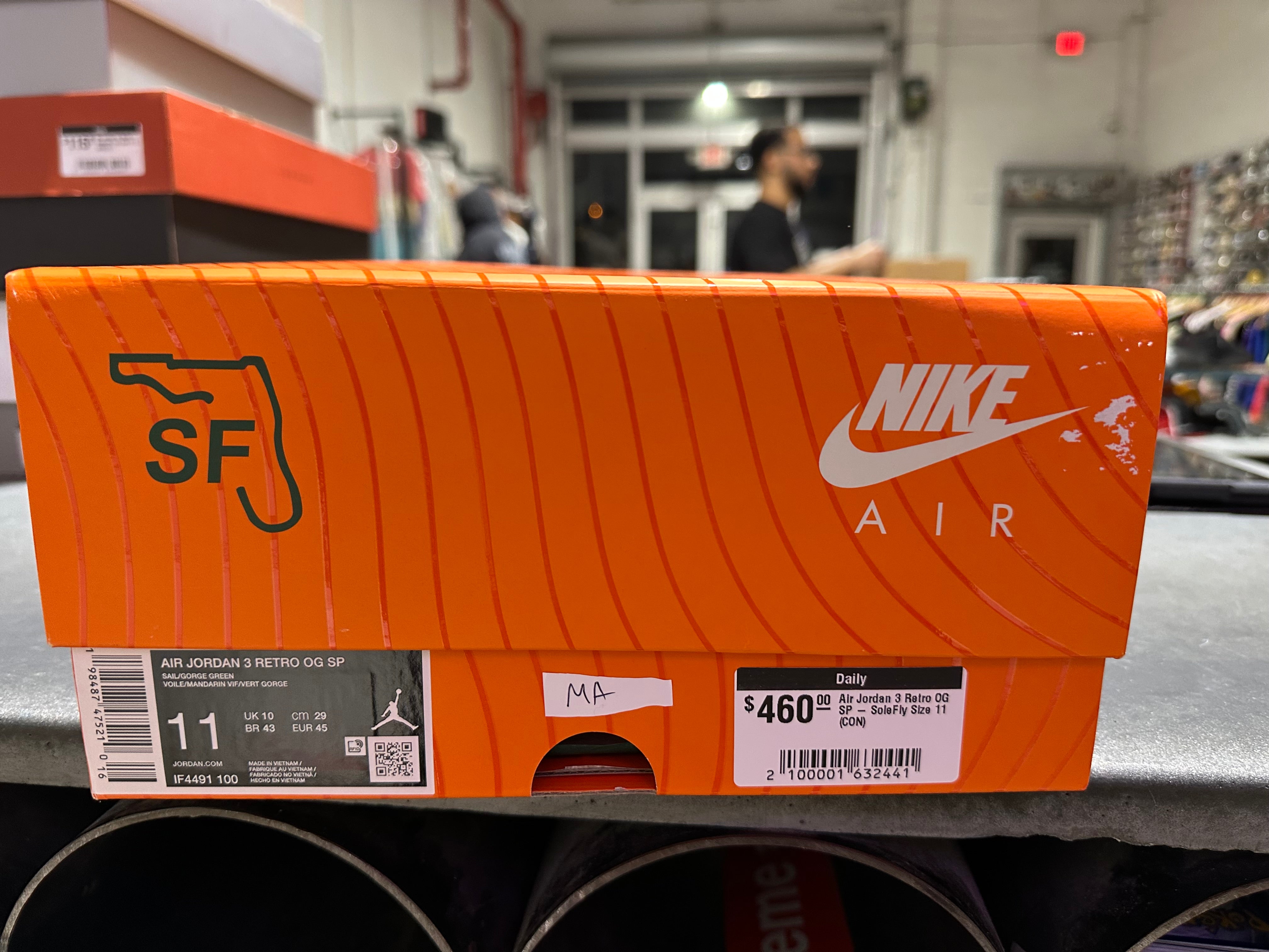 Air Jordan 3 Retro OG SP - SoleFly Size 11