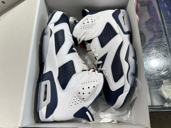 Air Jordan 6 Retro - Olympic 2024 Size 10