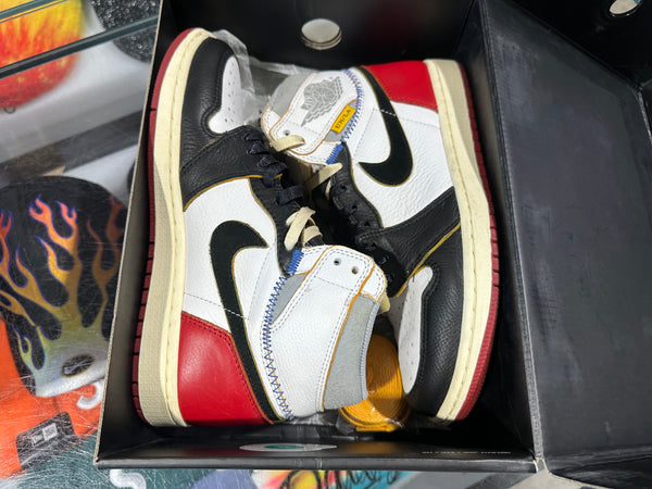 Air Jordan 1 Retro High - Union Los Angeles Black Toe Size 8