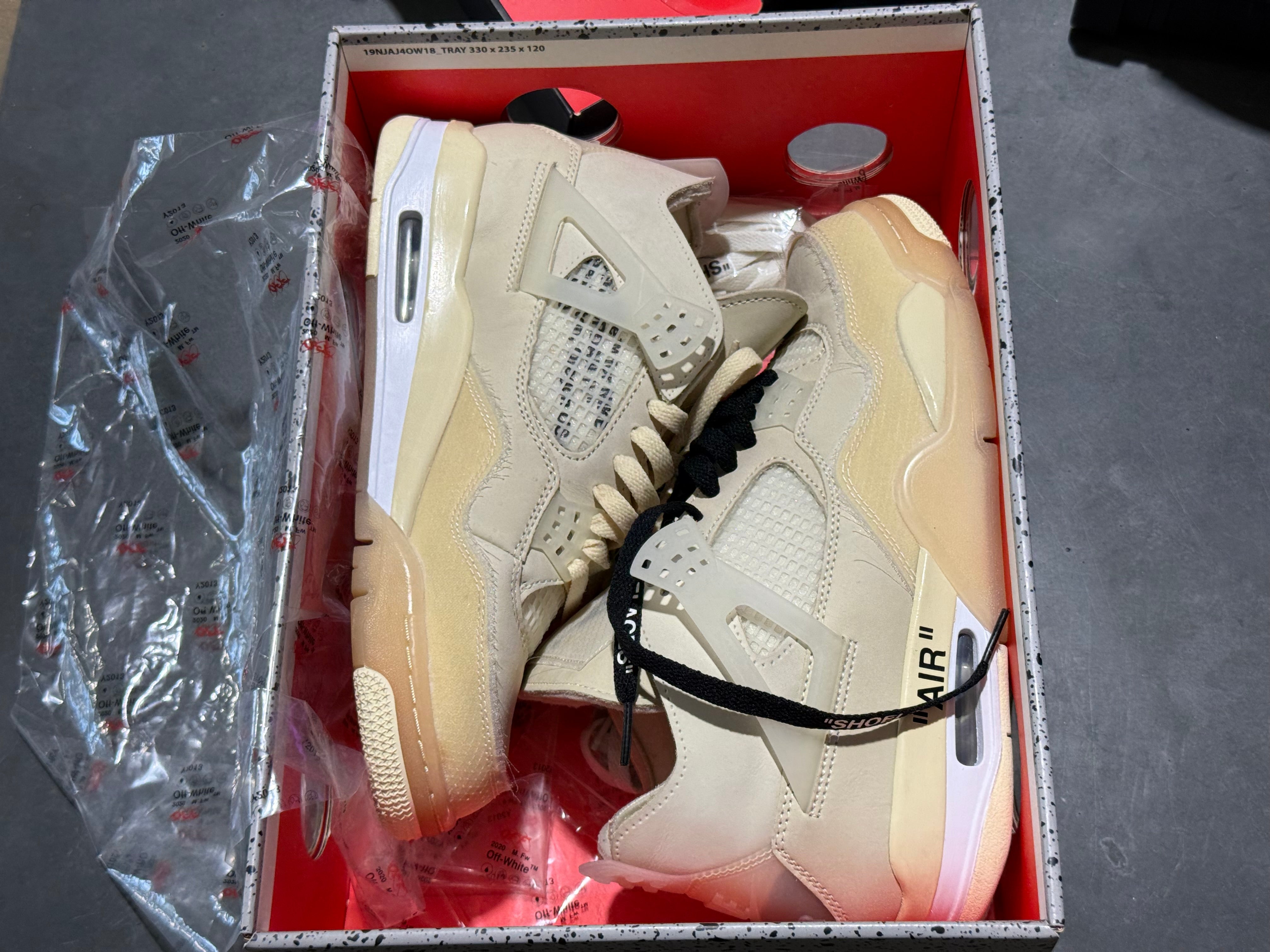WMNS Air Jordan 4 Retro SP - Off White/Sail Size 10W/8.5M