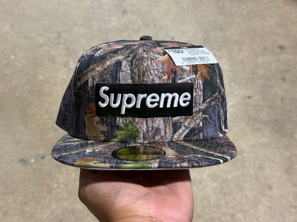 NEW Supreme Ghostface Box Logo New Era 59Fifty Cap - Camo Size 7 3/8
