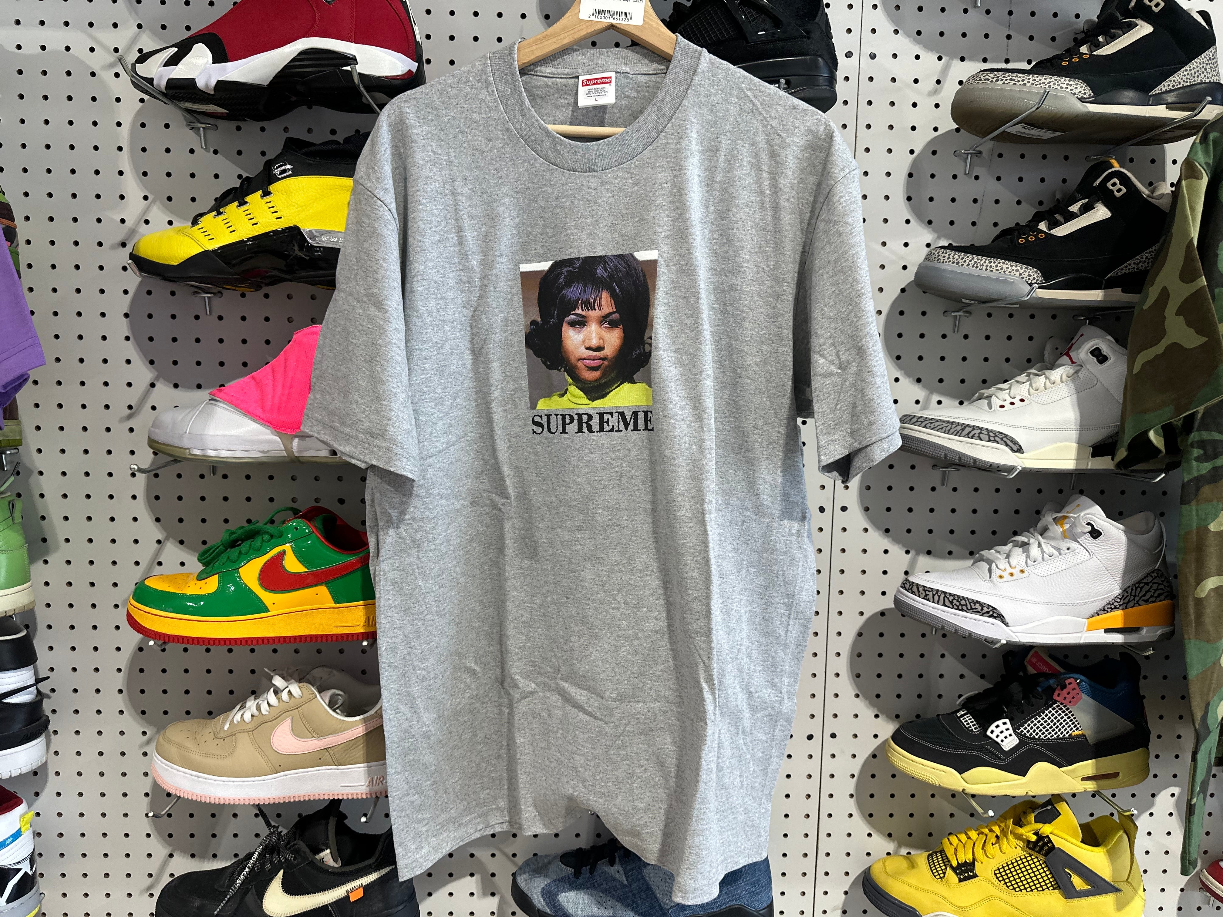 NEW Supreme Aretha Tee - Grey Size Large
