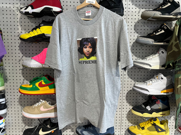 NEW Supreme Aretha Tee - Grey Size Large