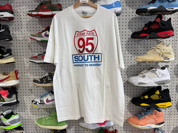 NEW Stray Rats 95 South Tee - White Size XL