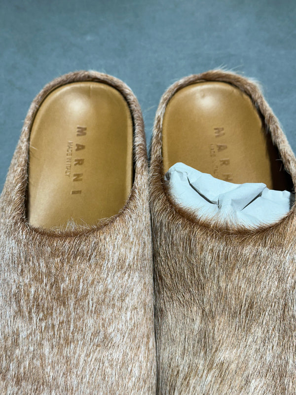 Marni Fussbet Sabot - Winter Wheat Size 44 / US 11