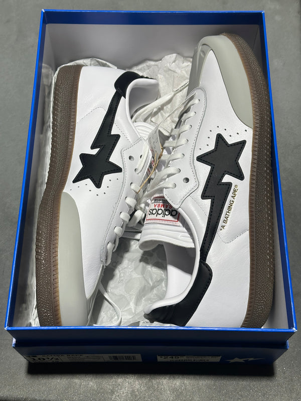Adidas Samba - Bape White Black Gum Size 10.5