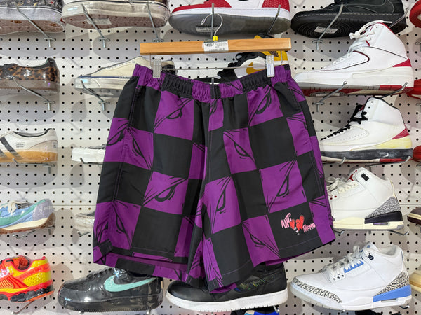 NEW Matty Boy Anti Promo 99 Eyes Shorts - Purple Size Medium