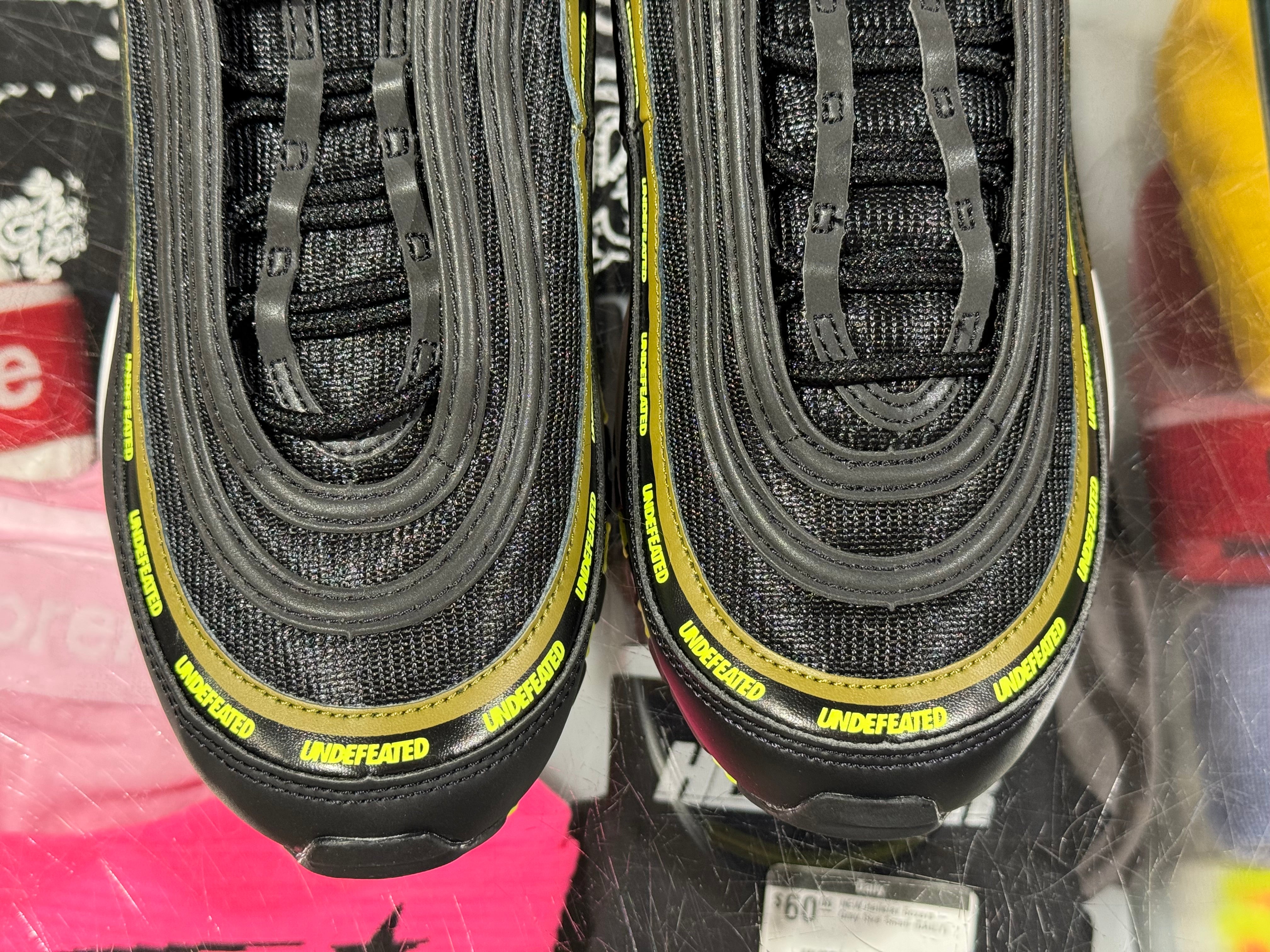 Nike Air Max 97 - Undefeated/Black Volt Size 9