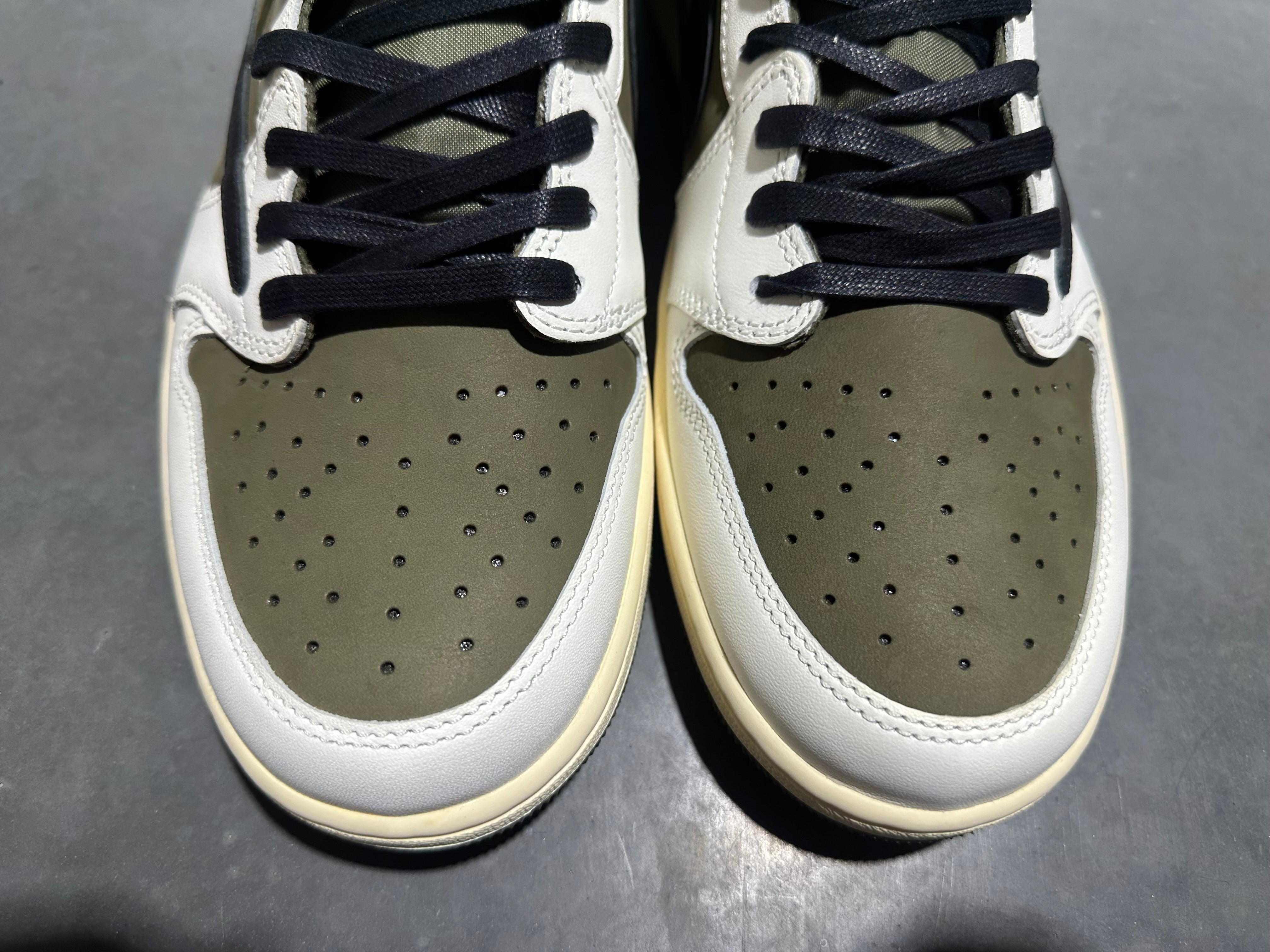 Air Jordan 1 Retro Low OG SP - Travis Scott Medium Olive Size 14