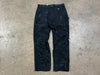 USED Distressed Carhartt Carpenter Pants - Black Size 36x33
