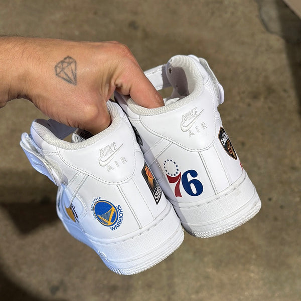 Nike Air Force 1 Mid - Supreme NBA White Size 10.5