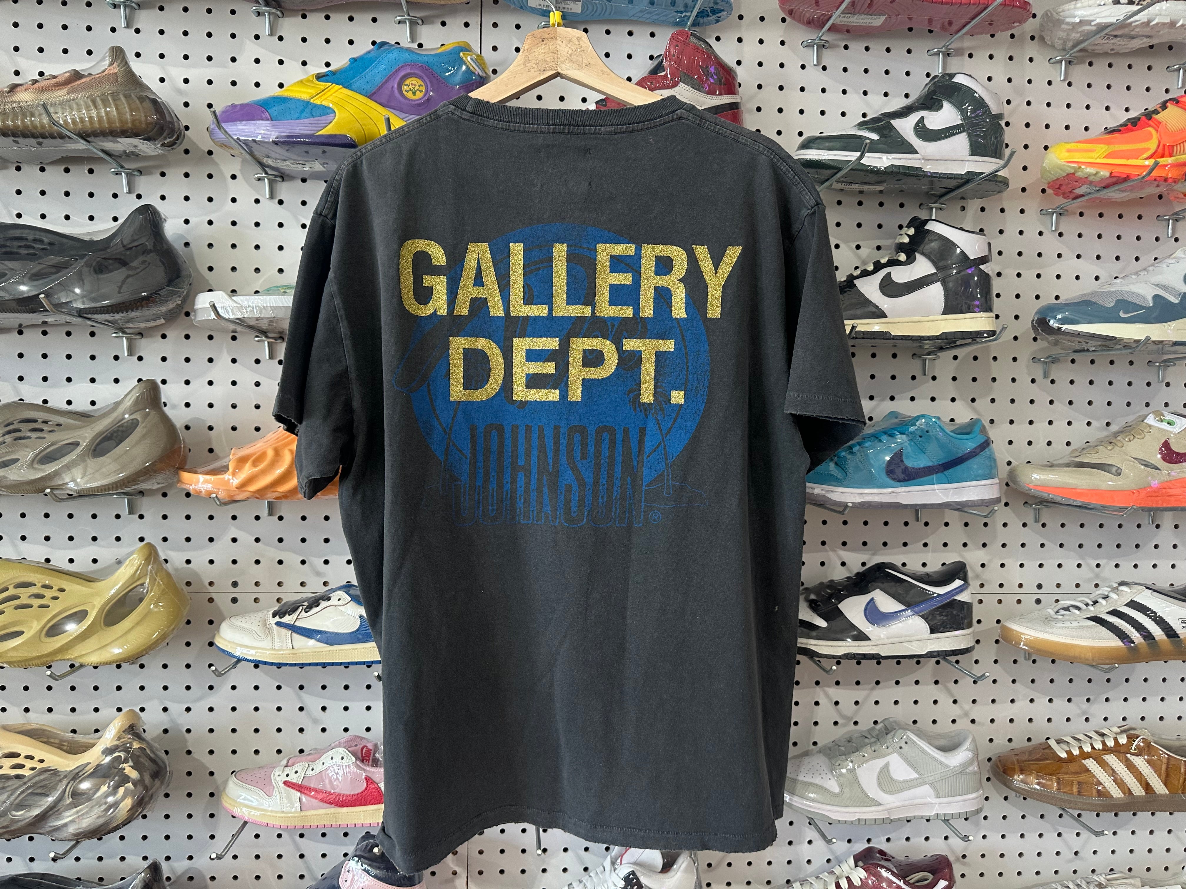 USED Gallery Department Doc Johnson Tee - Faded Black Size Medium