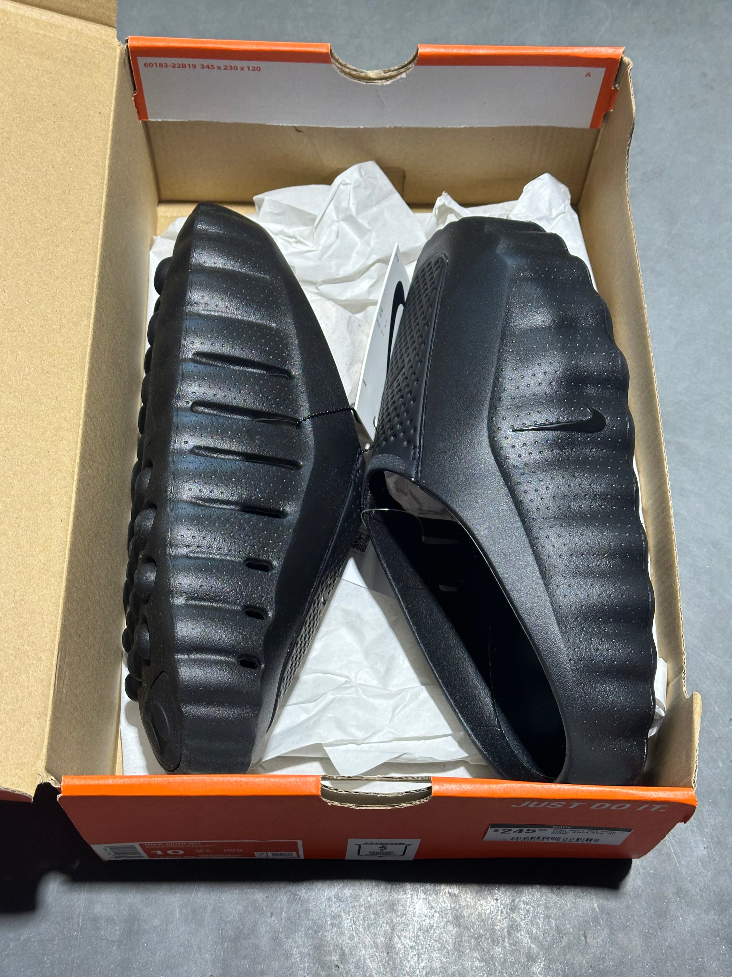 Nike Mind 001 Slide - Triple Black Size 13