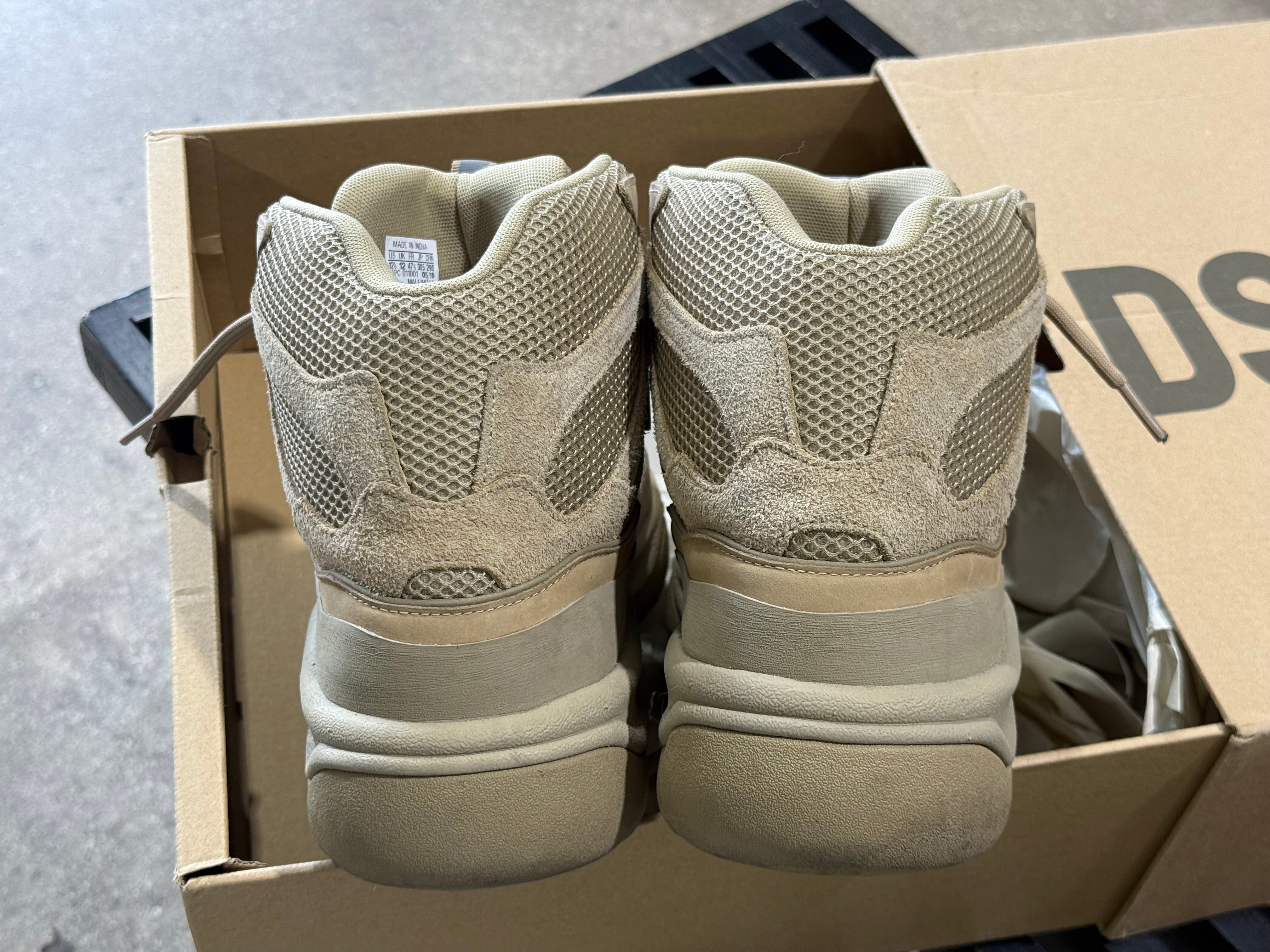 Adidas Yeezy Desert Boot - Rock Size 12.5