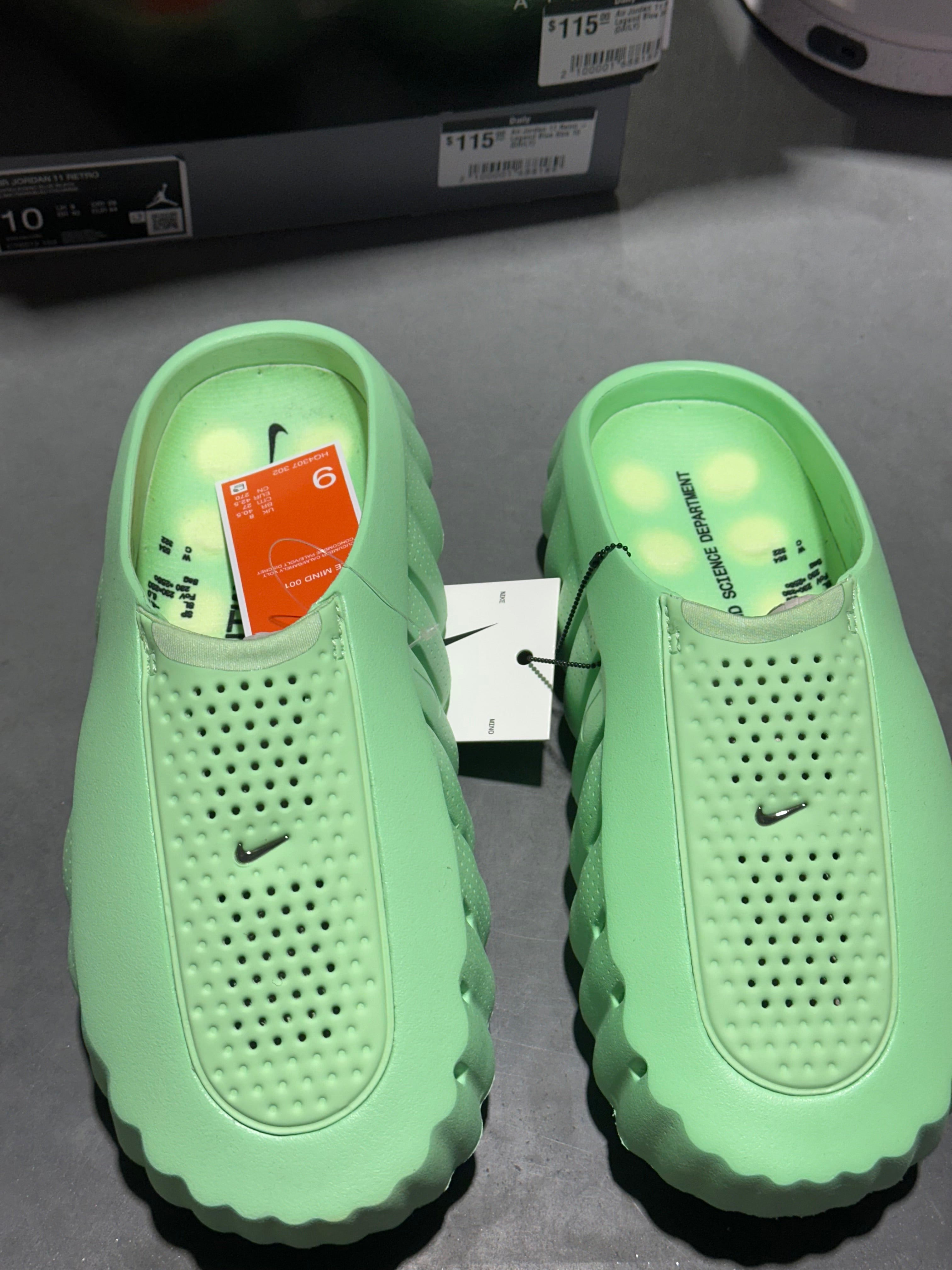 Nike Mind 001 Slide - Cucumber Calm Size 9